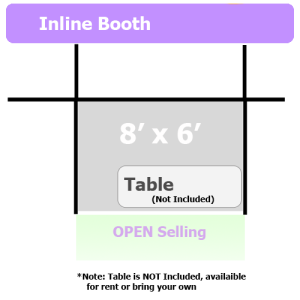 Artist / Vendor Space  (SECTION B INLINE)